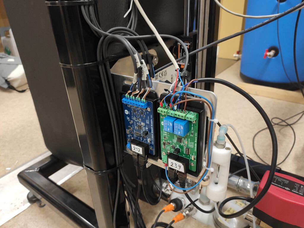Combination of sensor reading and Relay driving modules